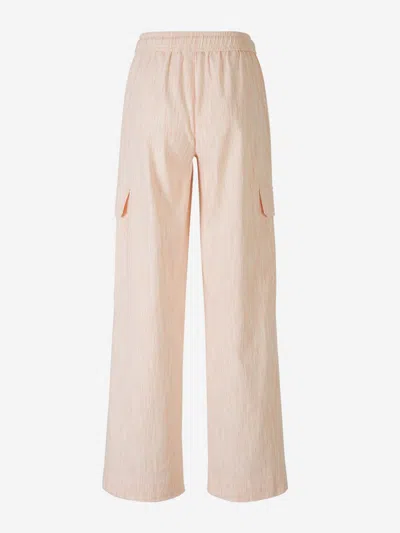 Zimmermann Tranquility Stripe Trousers In Neutral