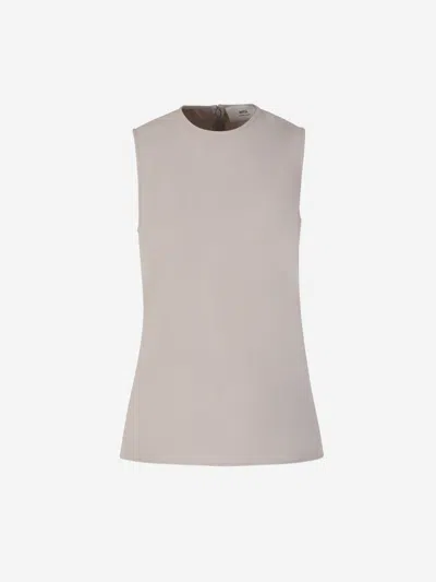 Ami Alexandre Mattiussi Ami Paris Viscose Fluid Top