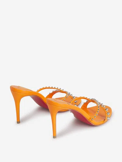 Christian Louboutin Open-toed High-heeled Sandals In Orange