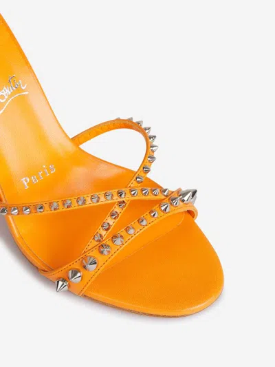 Christian Louboutin Open-toed High-heeled Sandals In Orange