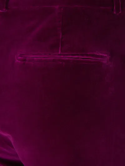 Tom Ford Formal Velvet Pants In Purple