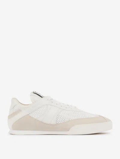 Chloé Womens Chloe Kick Brand-patch Low-top Suede Trainers