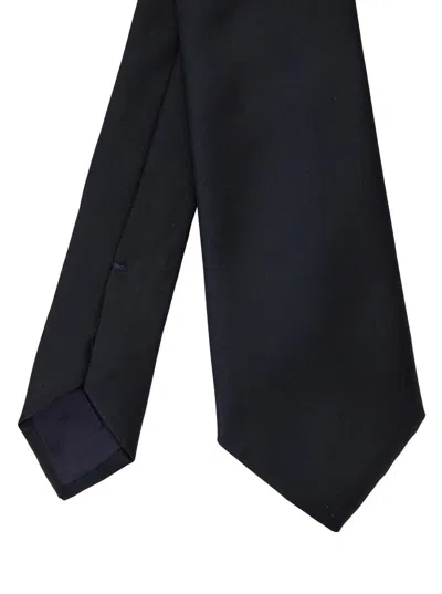 Tagliatore Blue Classic Tie In Fabric Man