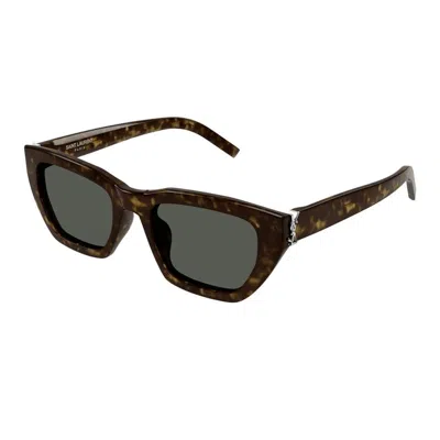 Saint Laurent Eyewear Sunglasses In Brown