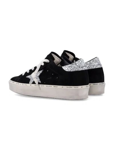 Golden Goose Hi Star Suede Sneakers With Glittered Star And Heel Tab Shoes In Multi