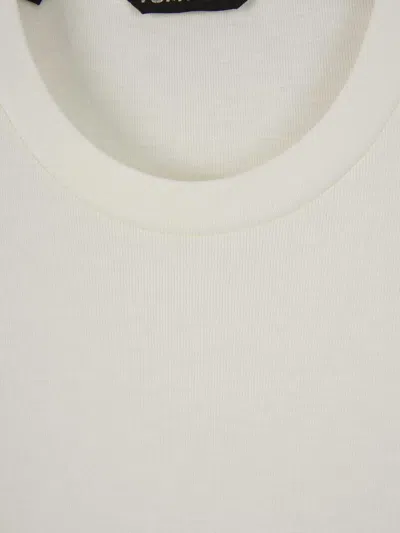 Tom Ford Plain Knit T-shirt In White