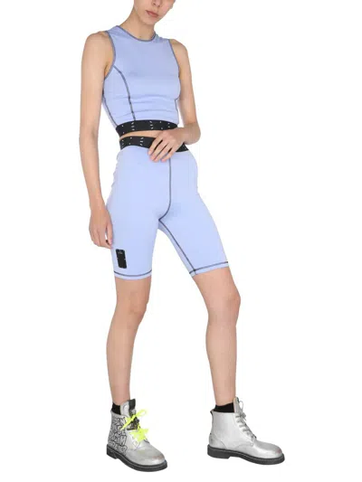 Mcq By Alexander Mcqueen Mcq Cyclist Shorts In Blue