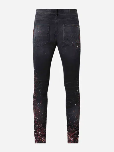 Amiri Painter Skinny Jeans In Black