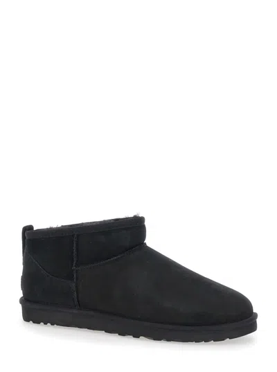 Ugg Australia Classic Ultra Mini Boots In Black