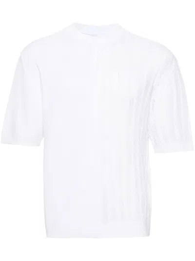 Jacquemus Knit Top The High Game Knit In White