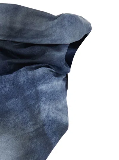 Diesel Black Sleeveless Jumpsuit With Cut-out On The Back In Cotton Blend And Tech Fabric Woman In Blue