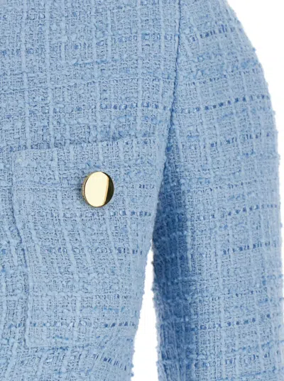 Tagliatore 'beverly' Light-blue Jacket With Metal Buttons In Blue