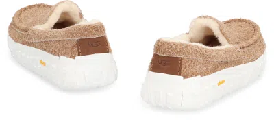 Ugg Ascot Wrap Tech Loafers In Gold