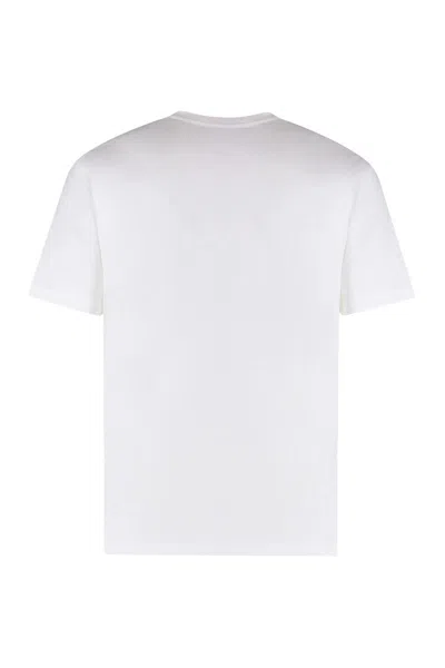 Valentino Cotton Crew Neck T-shirt With Graphic Print