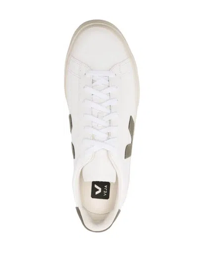 Veja White Campo Chromefree Leather Sneakers In White