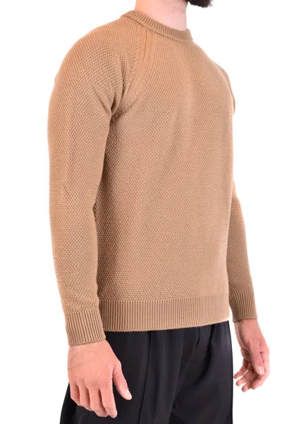 Jacob Cohen Textured Knit Sweater With Classic Crew Neckline In Multi