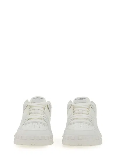 Valentino Leather Freedots Sneakers Studded Detailing