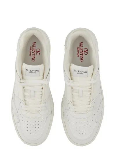 Valentino Leather Freedots Sneakers Studded Detailing