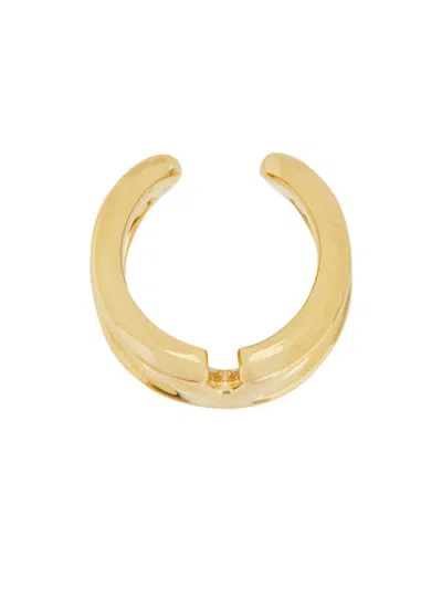 Valentino Rings With Open Design And Polished Finish In Gold