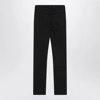 Frame The Jetset Stacked Pencil Jeans In Black