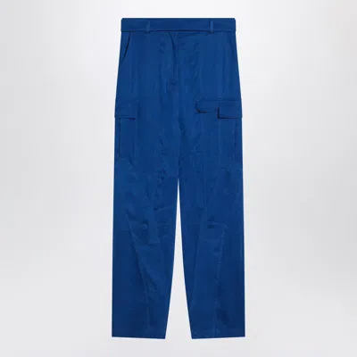 Ferragamo Essential Cargo Pants In Blue