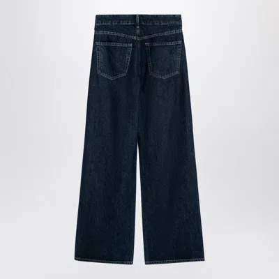 Citizens Of Humanity Dark Wide Jeans With Pleats