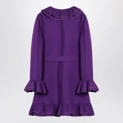 Valentino Garavani And Mini Dress In Purple
