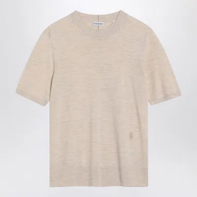 Burberry Beige Wool Sweater In Neutral