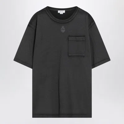 Alexander Mcqueen Alexander Mc Queen Faded Black Skull T Shirt