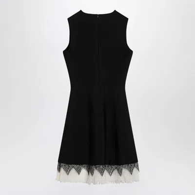 Alexander Mcqueen Mini Dress In Black