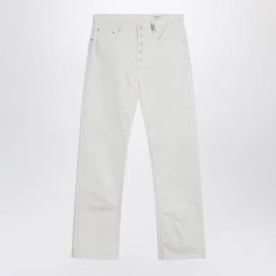 Alexander Mcqueen Alexander Mc Queen White Denim Trousers In White