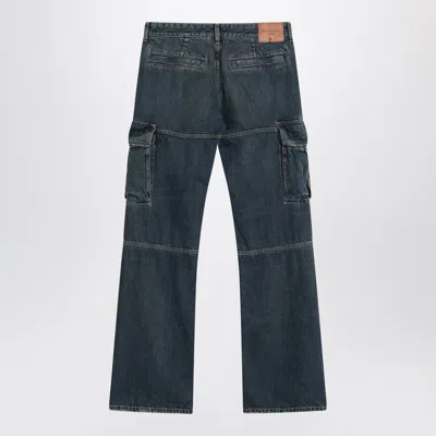 Balenciaga Cargo Regular Jeans With A Faded Effect In Black