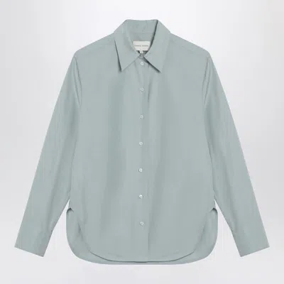 Loulou Studio Gray Fog Shirt In Cotton