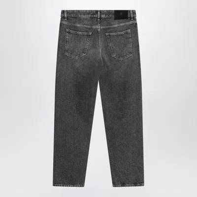Pt Torino Washed-effect Straight Jeans In Gray