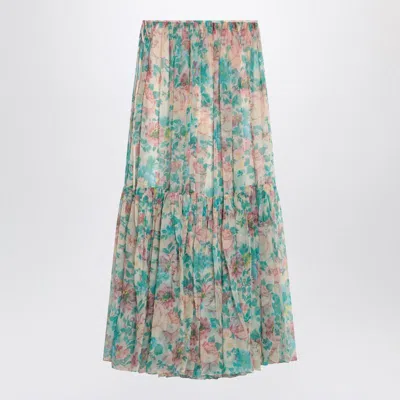 Chloé Skirt With Floral Print In Multi