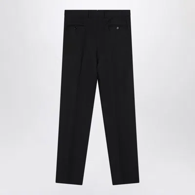 Lardini Navy Pants In Black