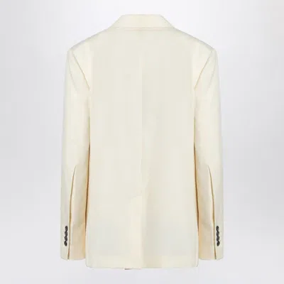 Ami Alexandre Mattiussi Ami Paris Butter-coloured Wool Jacket Women In Neutral