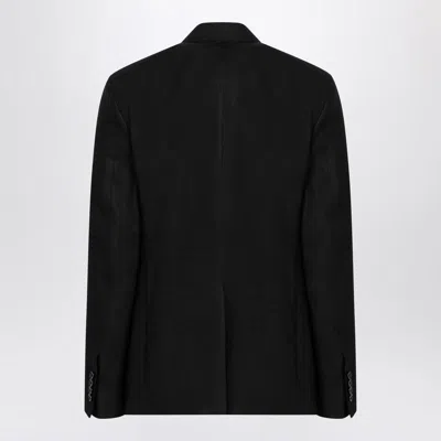 Dolce & Gabbana Single-breasted Linen Fabric Jacket