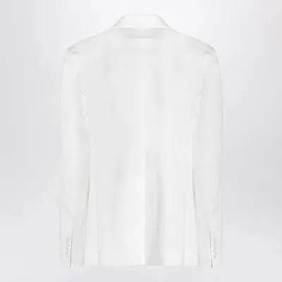 Dolce & Gabbana Single-breasted Jacket In White
