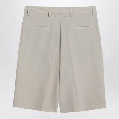 Golden Goose Women's Mã©lange Wool-blend Bermuda Shorts In Neutral