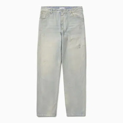 1989 Studio Faded Wash Denim Pants With Five Pockets In Gray