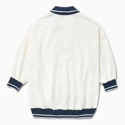 1989 Studio Jp V-neck Sweatshirt In White
