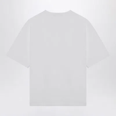 Dsquared2 Logo Patch Crewneck T-shirt In White