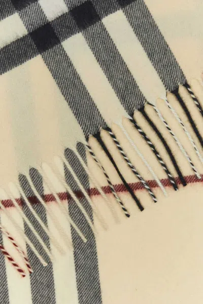 Burberry Embroidered Cashmere Scarf In Multi
