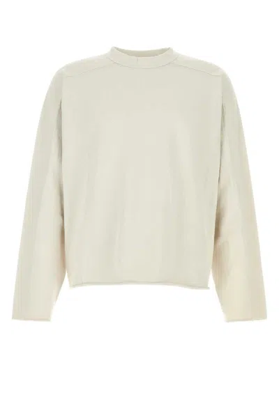 Entire Studios Chalk Cotton Oversize T-shirt In White