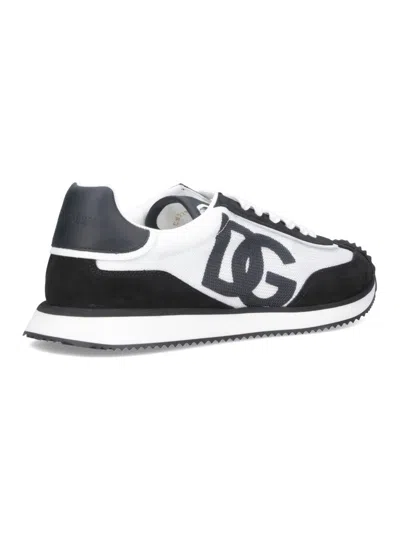 Dolce & Gabbana Mixed-material Dg Cushion Sneakers