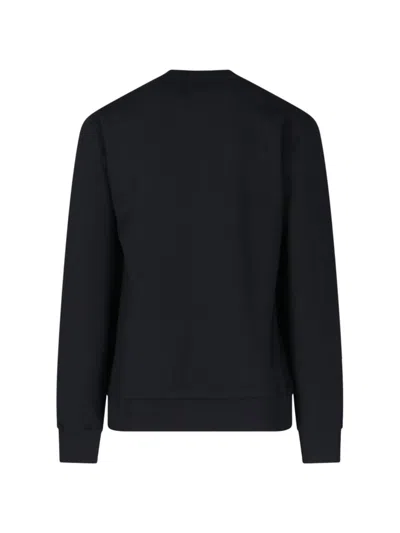 Dolce & Gabbana Sweatshirt With Logo Plaque In Black