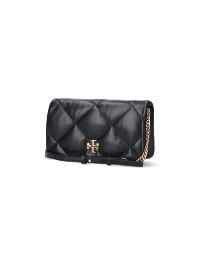 Tory Burch Kira Chain Wallet In Black