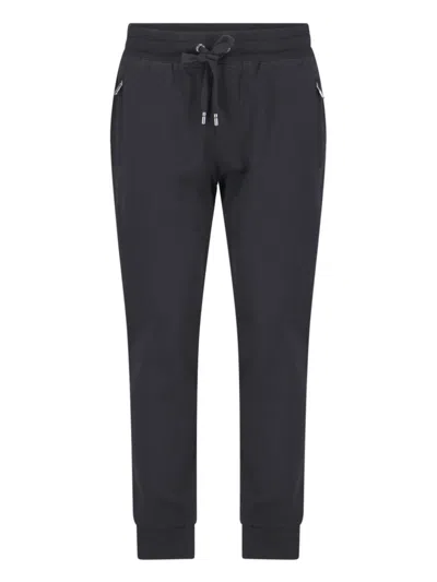 Dolce & Gabbana Logo Track Pants In Black