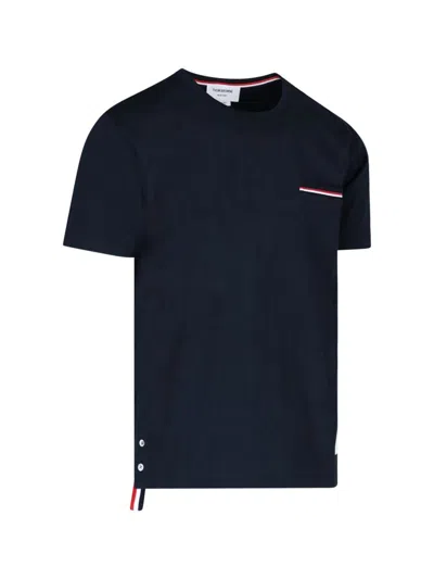 Thom Browne T-shirts And Polos In Blue
